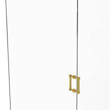 Allied Brass 404D-6BB-PB - Contemporary 6 Inch Back to Back Shower Door Pull with Dotted Accent