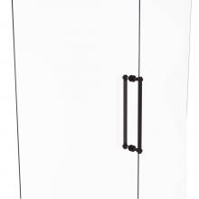 Allied Brass 404G-18BB-ABZ - Contemporary 18 Inch Back to Back Shower Door Pull with Grooved Accent