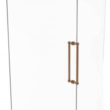 Allied Brass 404T-18BB-BBR - Contemporary 18 Inch Back to Back Shower Door Pull with Twisted Accent
