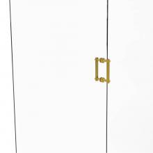 Allied Brass 404T-6BB-PB - Contemporary 6 Inch Back to Back Shower Door Pull with Twisted Accent