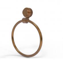 Allied Brass 416D-BBR - Venus Collection Towel Ring with Dotted Accent
