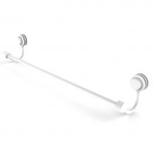 Allied Brass 421D/30-WHM - Venus Collection 30 Inch Towel Bar with Dotted Accent