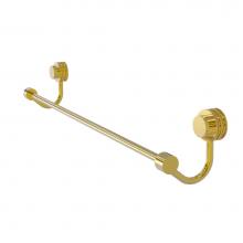 Allied Brass 421D/36-PB - Venus Collection 36 Inch Towel Bar with Dotted Accent