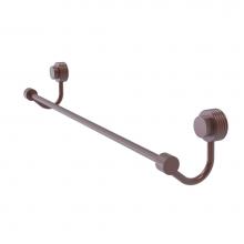 Allied Brass 421G/30-CA - Venus Collection 30 Inch Towel Bar with Groovy Accent