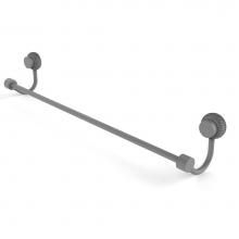 Allied Brass 421T/30-GYM - Venus Collection 30 Inch Towel Bar with Twist Accent