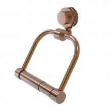 Allied Brass 424D-BBR - Venus Collection 2 Post Toilet Tissue Holder with Dotted Accents