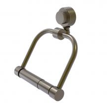 Allied Brass 424G-ABR - Venus Collection 2 Post Toilet Tissue Holder with Groovy Accents