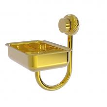 Allied Brass 432T-PB - Venus Collection Wall Mounted Soap Dish with Twisted Accents