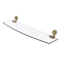 Allied Brass 433/24-SBR - Venus Collection 24 Inch Glass Shelf