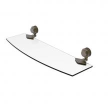 Allied Brass 433D/18-ABR - Venus Collection 18 Inch Glass Shelf with Dotted Accents