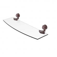 Allied Brass 433D/18-CA - Venus Collection 18 Inch Glass Shelf with Dotted Accents