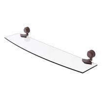 Allied Brass 433D/24-CA - Venus Collection 24 Inch Glass Shelf with Dotted Accents