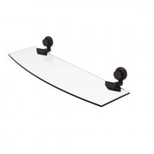 Allied Brass 433T/18-ABZ - Venus Collection 18 Inch Glass Shelf with Twist Accents