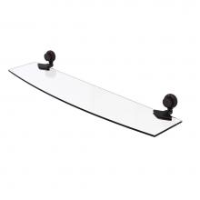 Allied Brass 433T/24-ABZ - Venus Collection 24 Inch Glass Shelf with Twist Accents