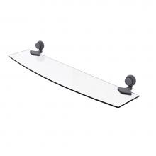 Allied Brass 433T/24-GYM - Venus Collection 24 Inch Glass Shelf with Twist Accents
