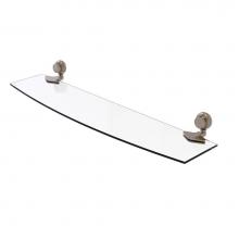 Allied Brass 433T/24-PEW - Venus Collection 24 Inch Glass Shelf with Twist Accents