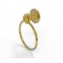 Allied Brass 7116D-PB - Satellite Orbit One Collection Towel Ring with Dotted Accent