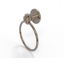 Allied Brass 7116G-PEW - Satellite Orbit One Collection Towel Ring with Groovy Accent