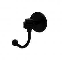 Allied Brass 7120D-BKM - Satellite Orbit One Robe Hook with Dotted Accents