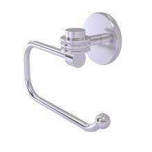 Allied Brass 7124ED-SCH - Satellite Orbit One Collection Euro Style Toilet Tissue Holder with Dotted Accents