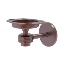 Allied Brass 7126G-CA - Satellite Orbit One Tumbler and Toothbrush Holder with Groovy Accents