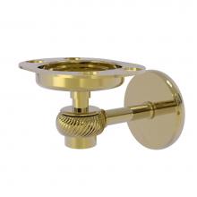 Allied Brass 7126T-UNL - Satellite Orbit One Tumbler and Toothbrush Holder with Twisted Accents