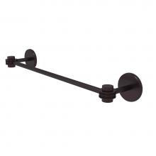 Allied Brass 7131D/24-ABZ - Satellite Orbit One Collection 24 Inch Towel Bar with Dotted Accents