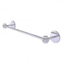 Allied Brass 7131G/18-PC - Satellite Orbit One Collection 18 Inch Towel Bar with Groovy Accents