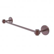 Allied Brass 7131G/36-CA - Satellite Orbit One Collection 36 Inch Towel Bar with Groovy Accents