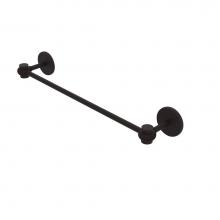 Allied Brass 7131T/24-ORB - Satellite Orbit One Collection 24 Inch Towel Bar with Twist Accents