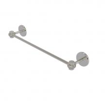 Allied Brass 7131T/24-SN - Satellite Orbit One Collection 24 Inch Towel Bar with Twist Accents