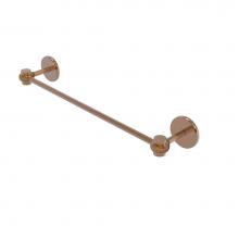 Allied Brass 7131T/36-BBR - Satellite Orbit One Collection 36 Inch Towel Bar with Twist Accents