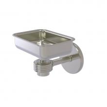 Allied Brass 7132G-SN - Satellite Orbit One Wall Mounted Soap Dish with Groovy Accents