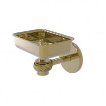 Allied Brass 7132T-UNL - Satellite Orbit One Wall Mounted Soap Dish with Twisted Accents