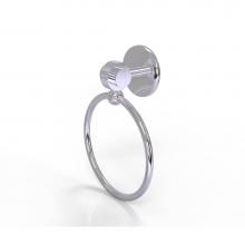 Allied Brass 7216G-PC - Satellite Orbit Two Collection Towel Ring with Groovy Accent