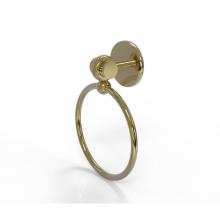 Allied Brass 7216T-UNL - Satellite Orbit Two Collection Towel Ring with Twist Accent