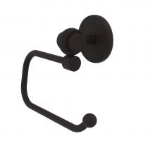 Allied Brass 7224ET-ORB - Satellite Orbit Two Collection Euro Style Toilet Tissue Holder with Twisted Accents
