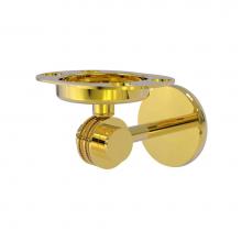 Allied Brass 7226D-PB - Satellite Orbit Two Collection Tumbler and Toothbrush Holder with Dotted Accents