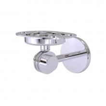 Allied Brass 7226D-PC - Satellite Orbit Two Collection Tumbler and Toothbrush Holder with Dotted Accents