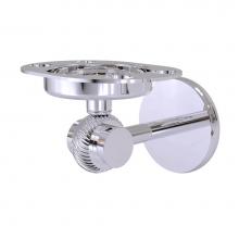 Allied Brass 7226T-PC - Satellite Orbit Two Collection Tumbler and Toothbrush Holder with Twisted Accents