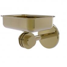 Allied Brass 7232D-UNL - Satellite Orbit Two Collection Wall Mounted Soap Dish with Dotted Accents