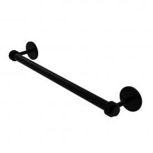 Allied Brass 7251G/36-BKM - Satellite Orbit Two Collection 36 Inch Towel Bar with Groovy Detail