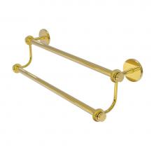 Allied Brass 7272T/36-PB - 36 Inch Double Towel Bar