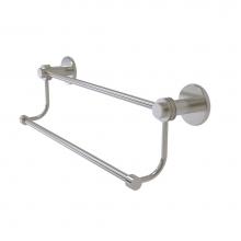 Allied Brass 9072D/18-SN - Mercury Collection 18 Inch Double Towel Bar with Dotted Accents