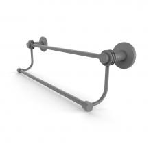 Allied Brass 9072D/24-GYM - Mercury Collection 24 Inch Double Towel Bar with Dotted Accents