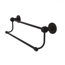 Allied Brass 9072D/24-ORB - Mercury Collection 24 Inch Double Towel Bar with Dotted Accents