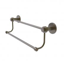 Allied Brass 9072G/18-ABR - Mercury Collection 18 Inch Double Towel Bar with Groovy Accents