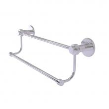 Allied Brass 9072G/18-PC - Mercury Collection 18 Inch Double Towel Bar with Groovy Accents