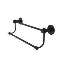 Allied Brass 9072T/18-ABR - Mercury Collection 18 Inch Double Towel Bar with Twist Accents