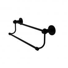 Allied Brass 9072T/18-BKM - Mercury Collection 18 Inch Double Towel Bar with Twist Accents